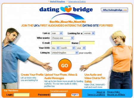 Online dating chat site